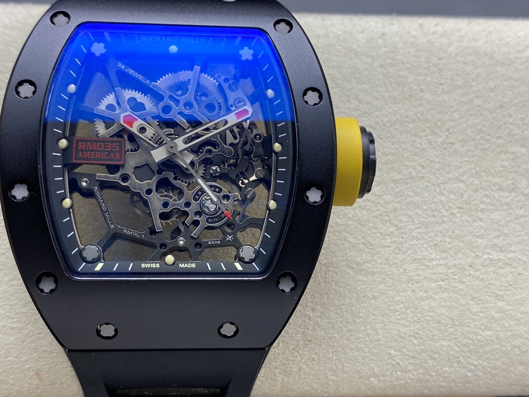 Richard Mille RM 035 Rafa Americas Edition Black Ceramic Watch