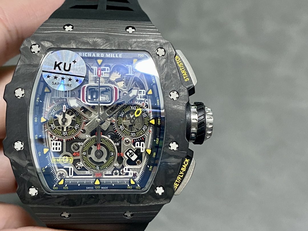 Richard Mille RM11-03 Carbon Automatic Flyback Chronograph Black
