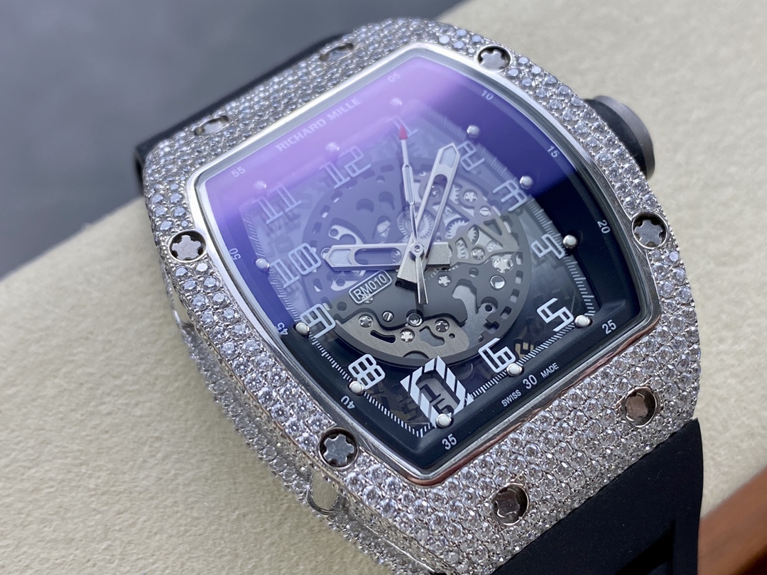 Richard Mille White Gold Diamond Set RM 010