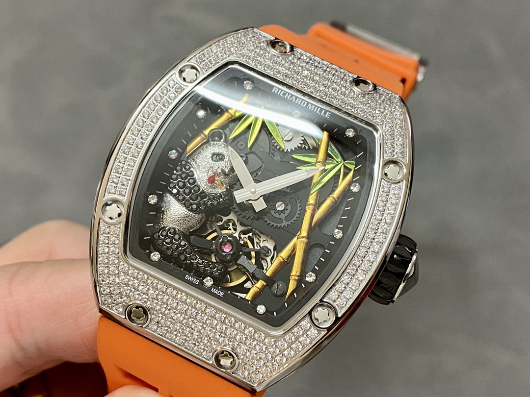 Richard Mille RM 026 01 Panda A Luxurious Bamboo Wonderland Diamond And Gold