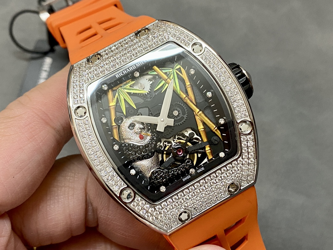 Richard Mille RM 026 01 Panda A Luxurious Bamboo Wonderland Diamond And Gold