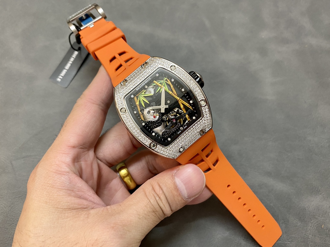 Richard Mille RM 026 01 Panda A Luxurious Bamboo Wonderland Diamond And Gold