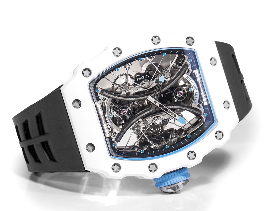 Richard Mille RM053-01 Pablo MacDonough Skeleton Dial Black Rubber Strap