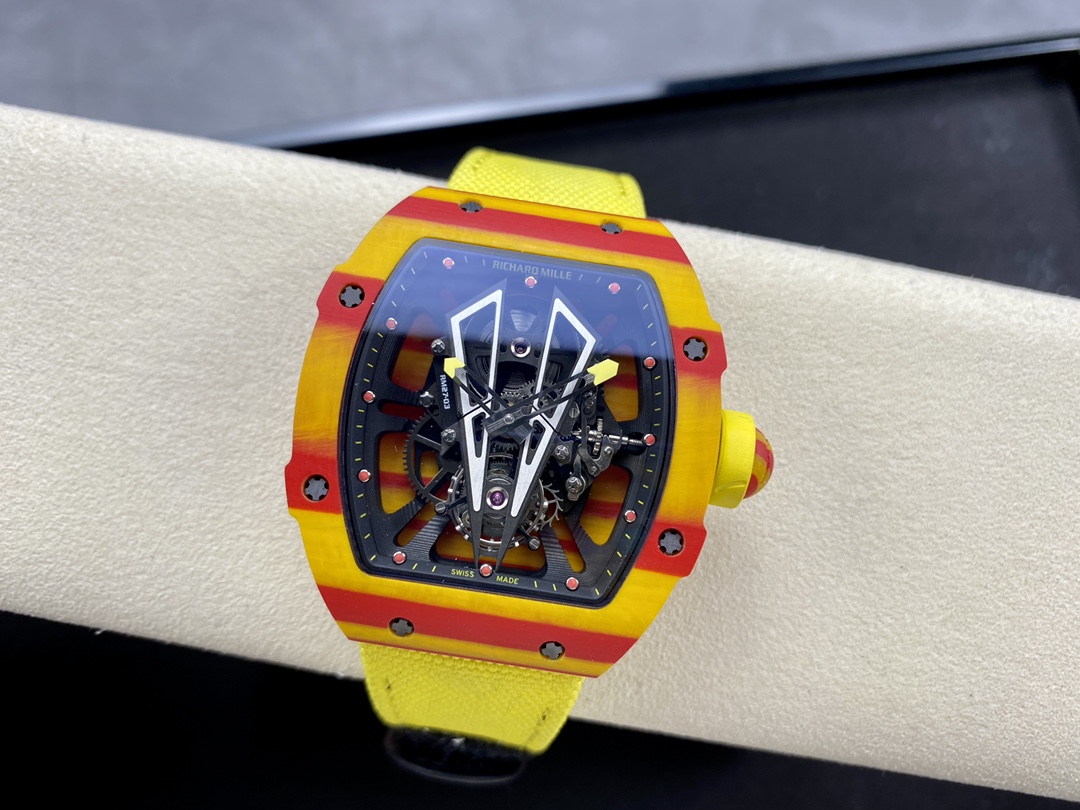 Richard Mille RM27-03 Tourbillon Rafael Nadal Yellow TPT Quartz Edition Yellow Carb