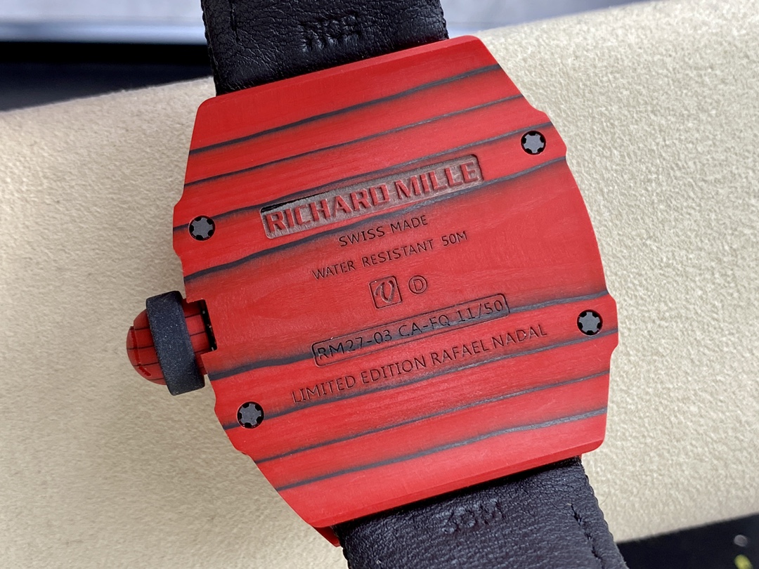 Richard Mille RM27-03 Tourbillon Rafael Nadal Red TPT Quartz Edition Red Carb