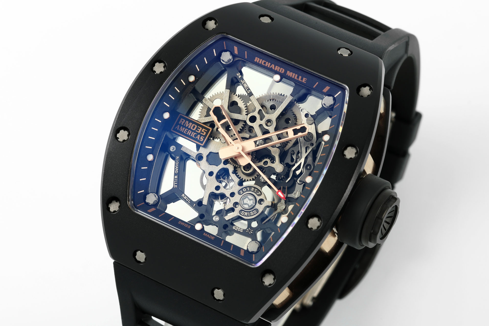 Richard Mille RM 035 Black Toro Nadal Replica Watch