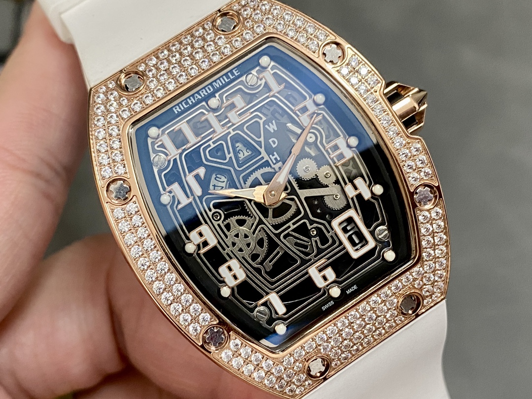 Richard Mille RM67-01 RG Automatic Winding Extra-Thin Medium Diamond Watch
