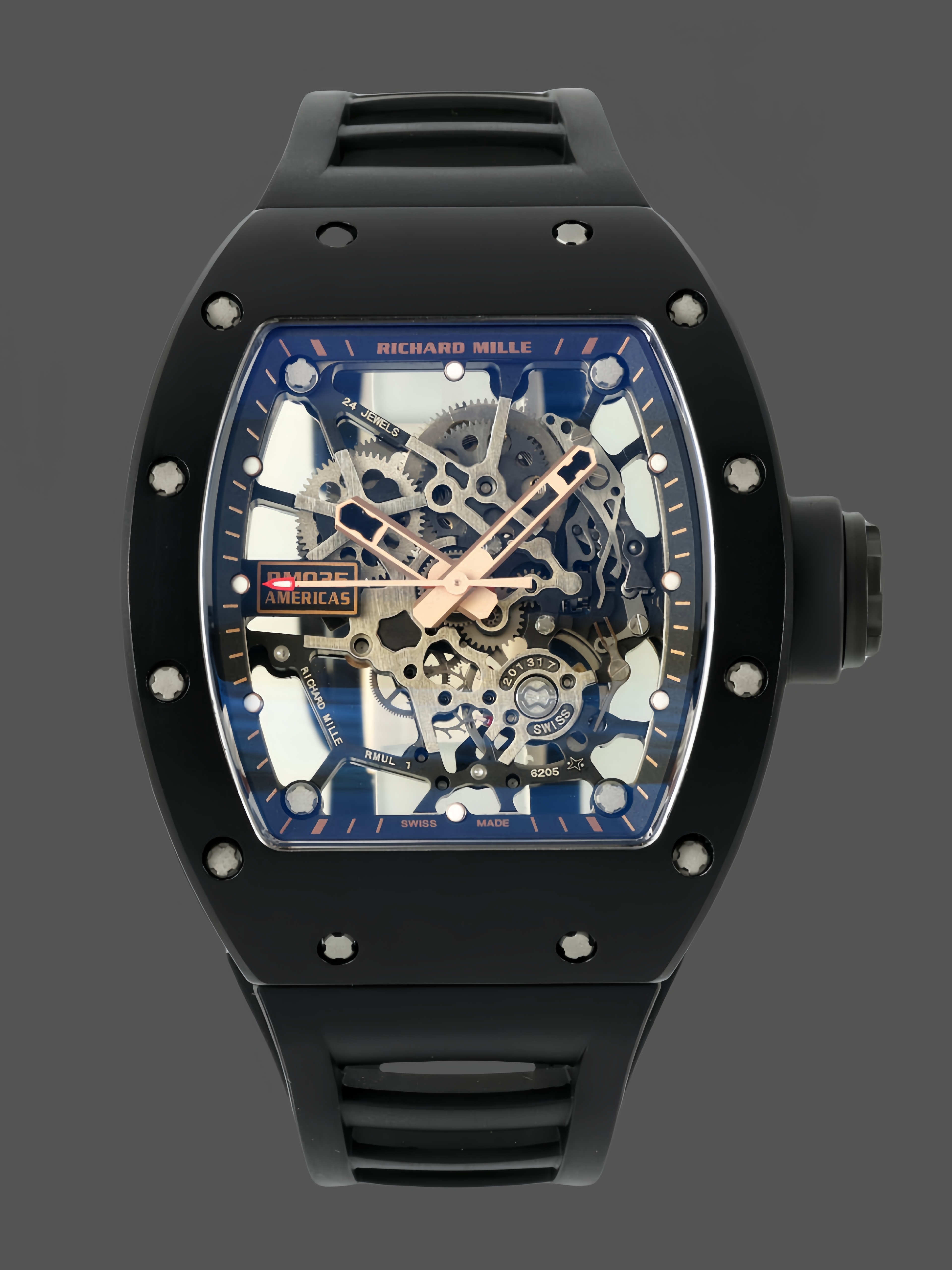 Richard Mille RM 035 Black Toro Nadal Replica Watch