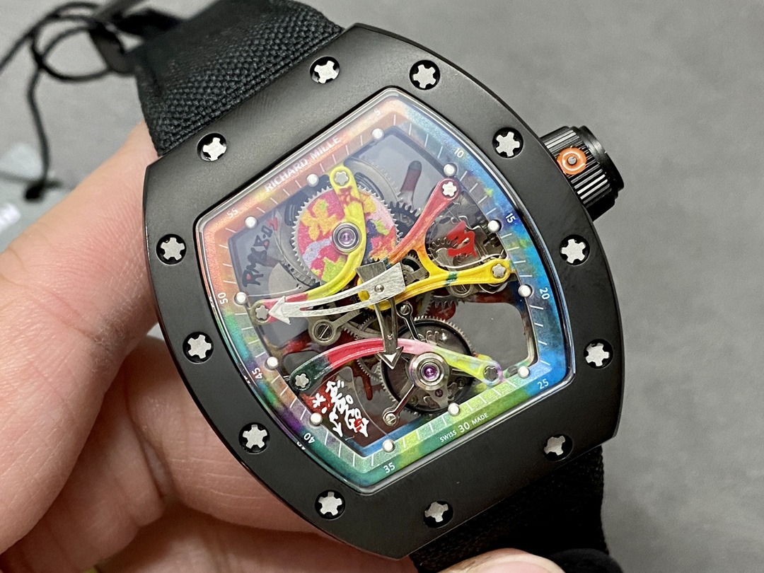 Richard Mille RM 68-01 Tourbillon Cyril Kongo Carbon Fiber Black