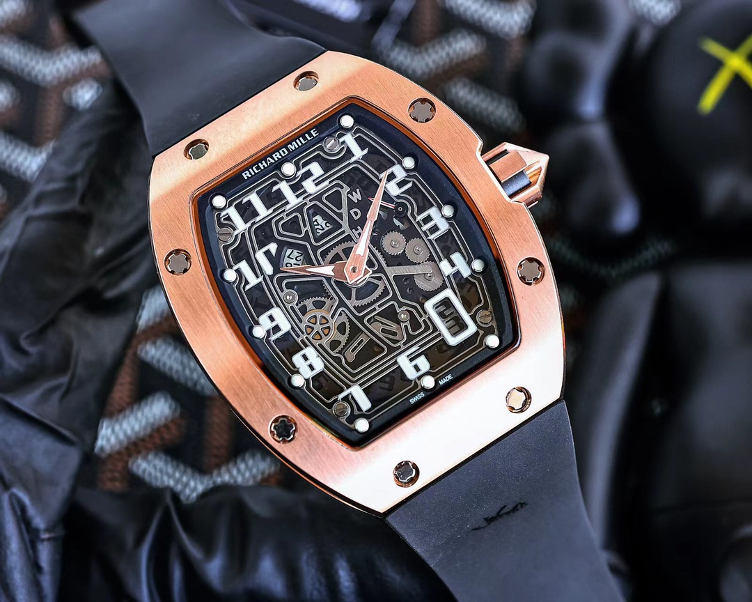 Richard Mille RM 67-01 Skeleton Arabic Automatic Winding Rose Gold Watch