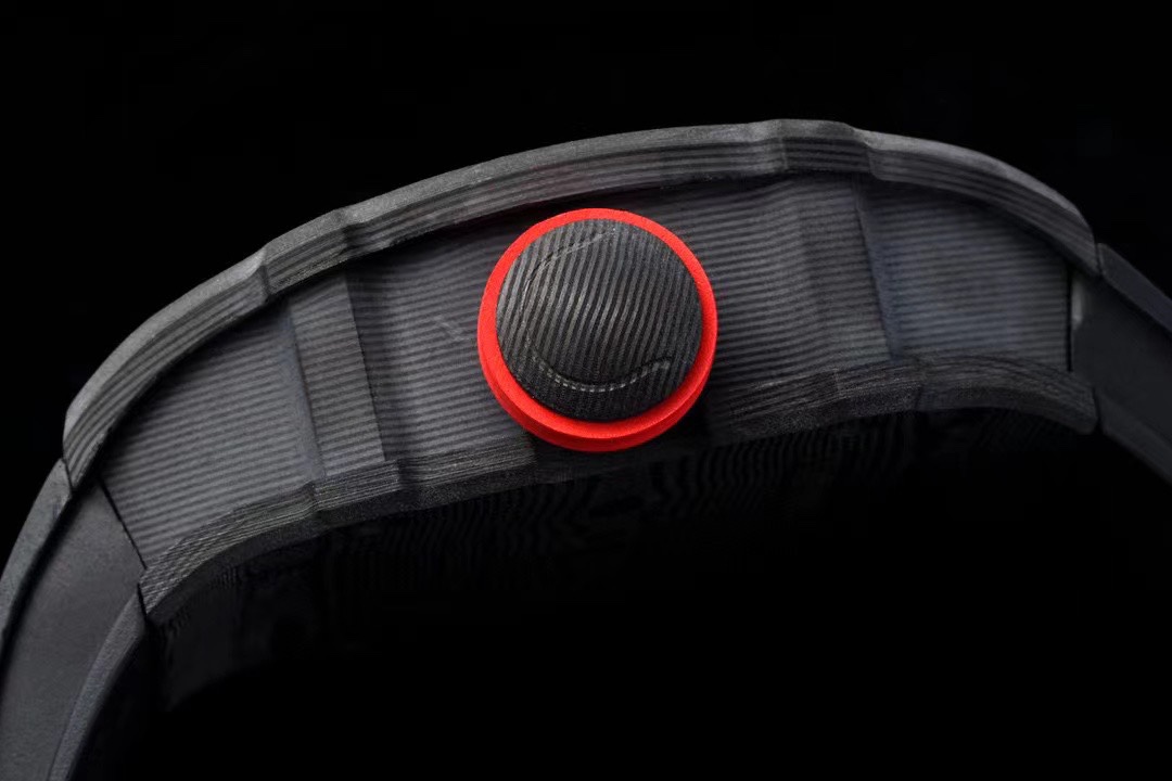 Replica RM 27-03 Rafael Nadal Black Tourbillon Black Rubber Strap