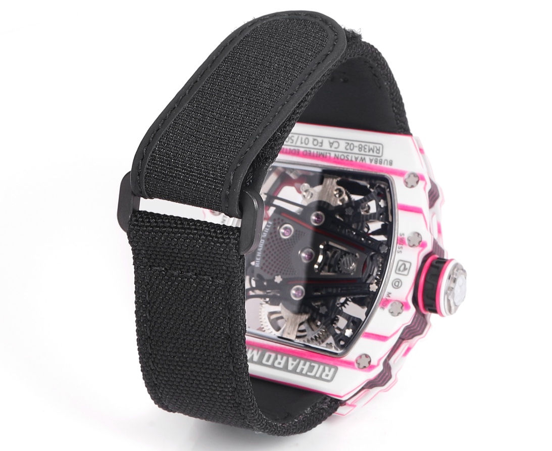 Richard Mille RM 38 02 Bubba Watson Tourbillon Rubber Strap & Fabric Strap