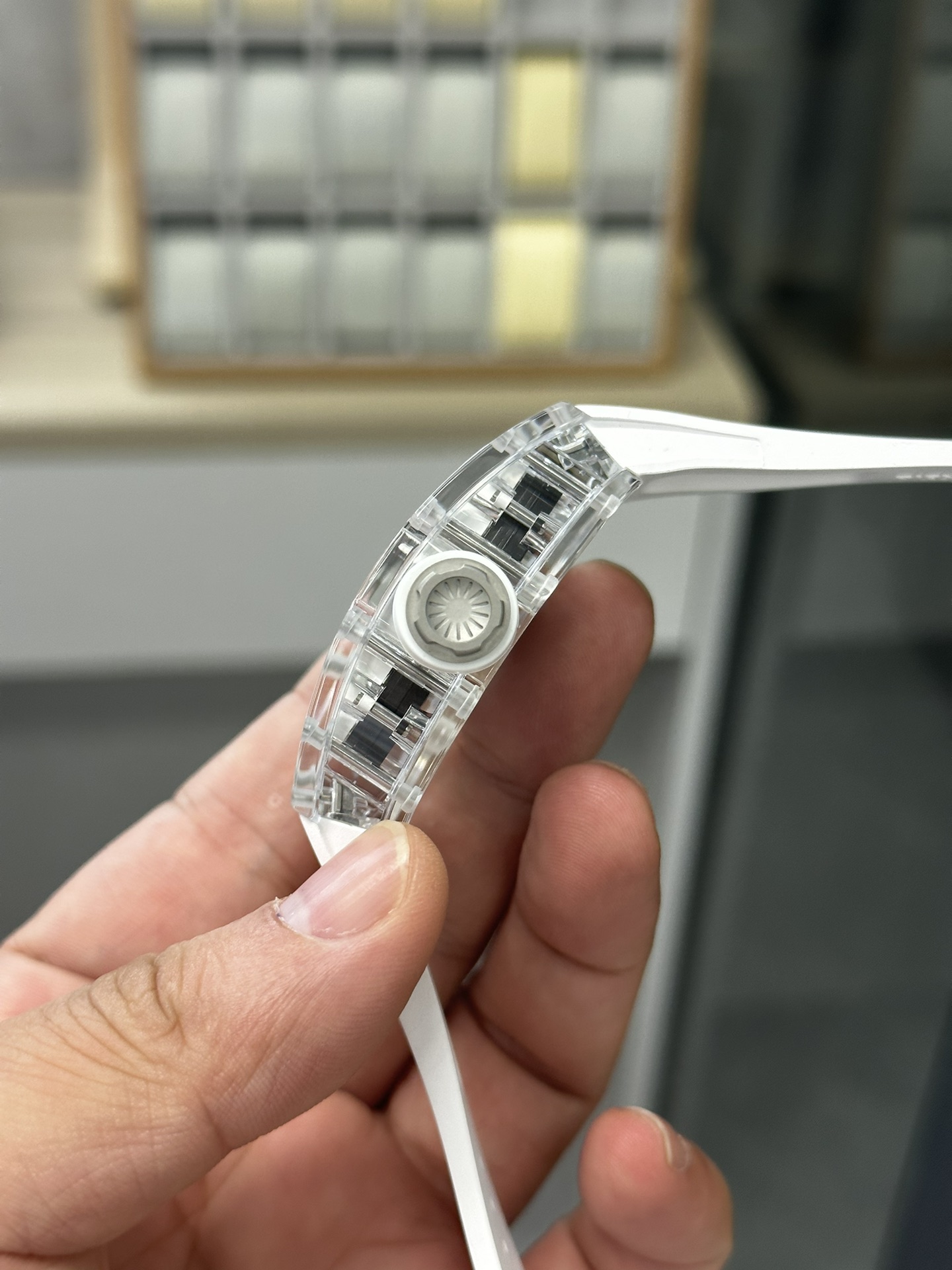 Richard Mille RM055 Transparent Case Skeleton Dial