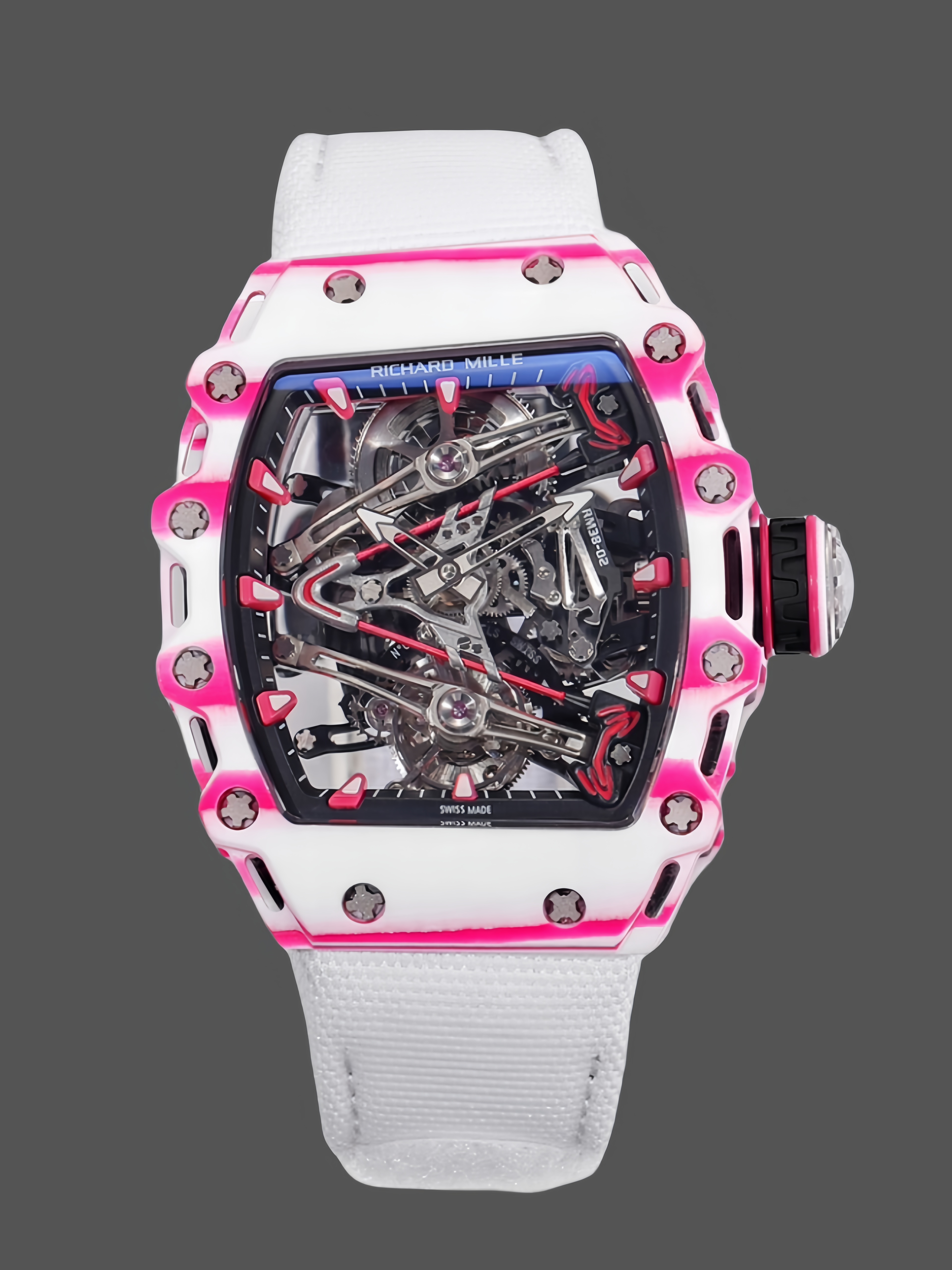 Richard Mille RM 38 02 Bubba Watson Tourbillon Rubber Strap & Fabric Strap