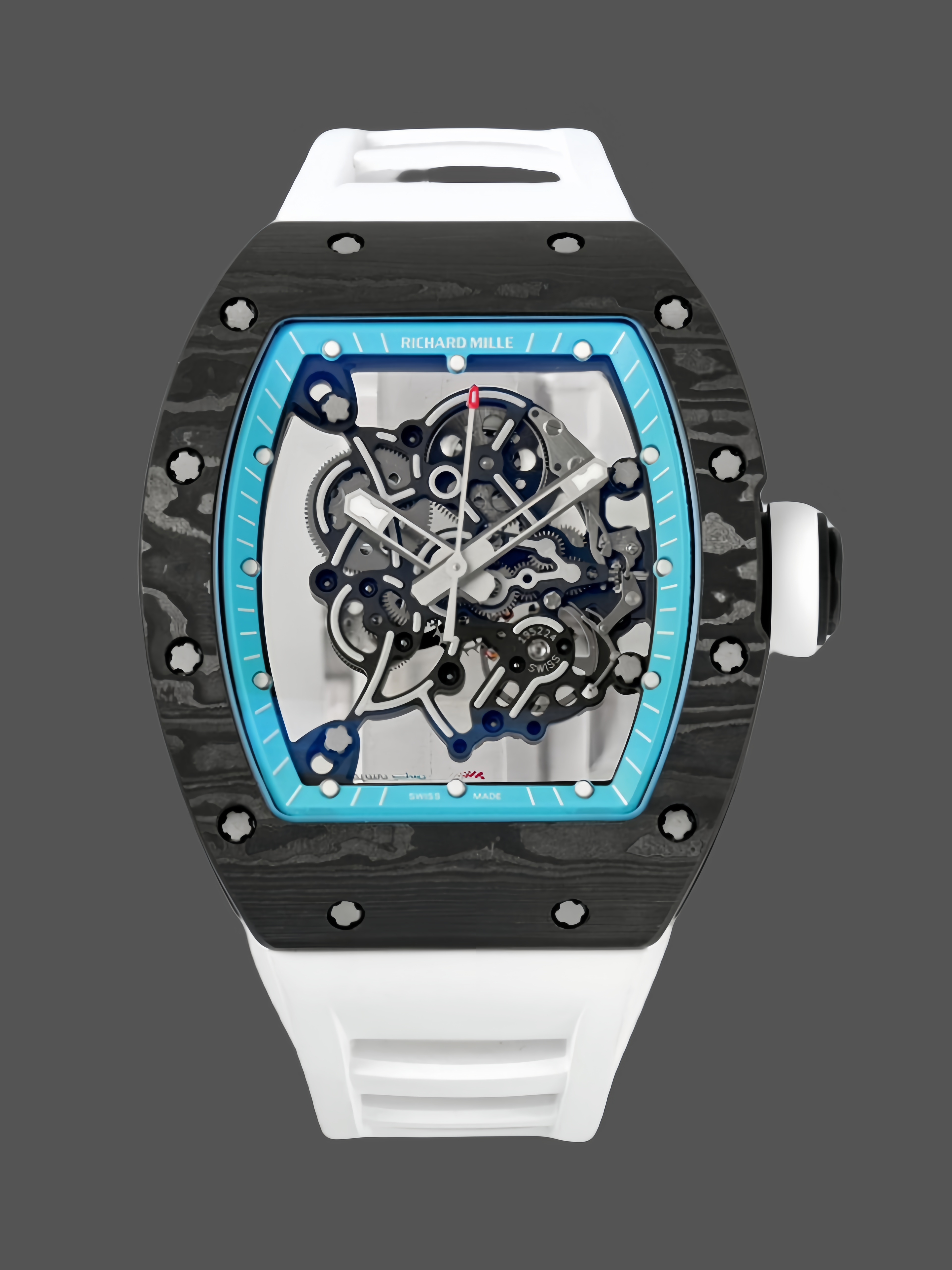 Richard Miller RM 055 RMUL2 NTPT Carbon Fiber Blue