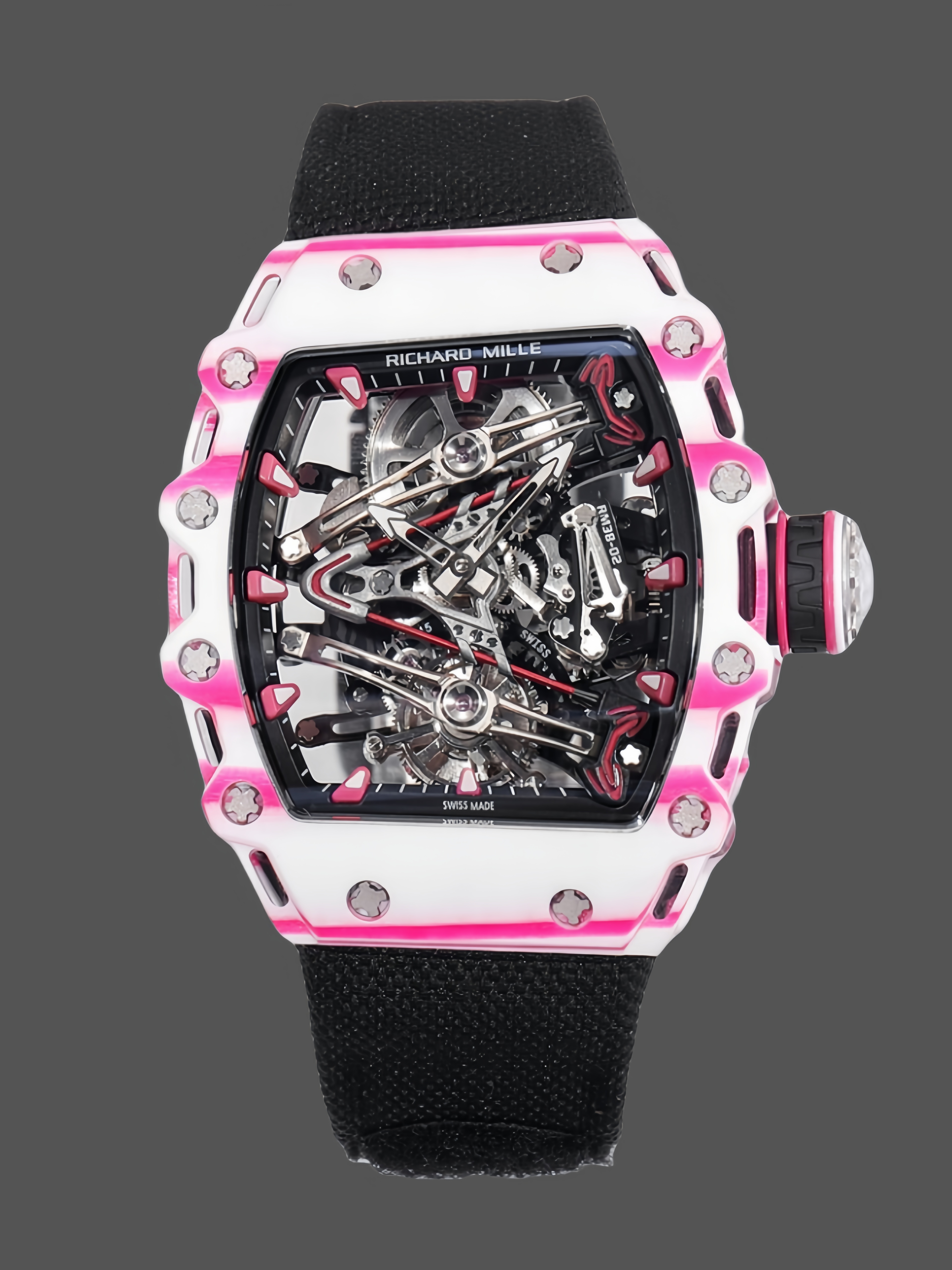 Richard Mille RM 38 02 Bubba Watson Tourbillon Rubber Strap & Fabric Strap