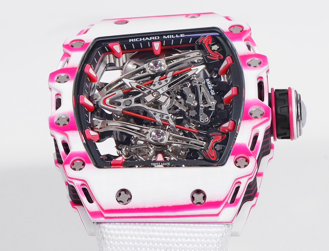 Richard Mille RM 38 02 Bubba Watson Tourbillon Rubber Strap & Fabric Strap
