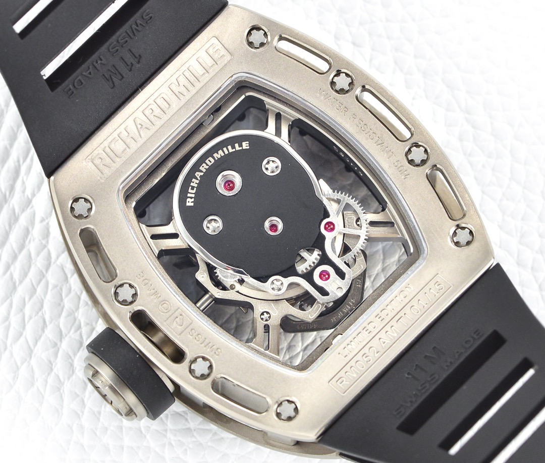 Richard Mille RM 52-01 Ceramic Black & Gold & Silver Skull 3 Colors