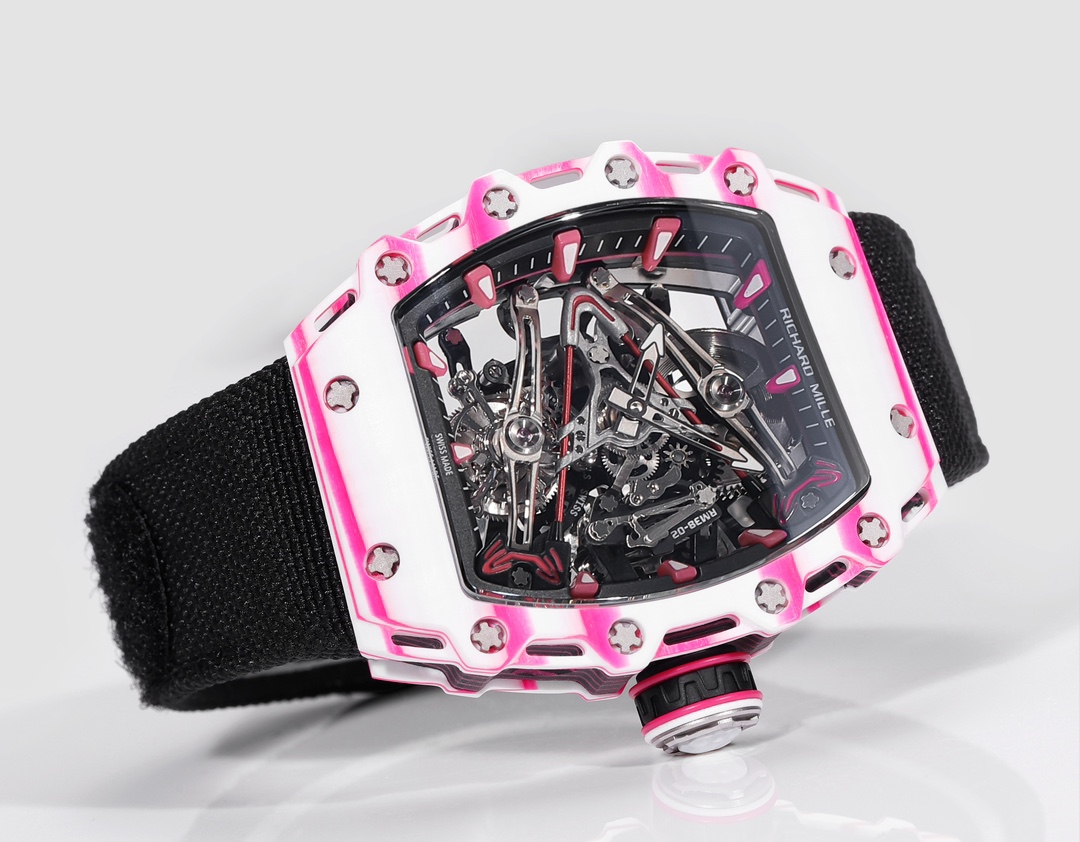 Richard Mille RM 38 02 Bubba Watson Tourbillon Rubber Strap & Fabric Strap
