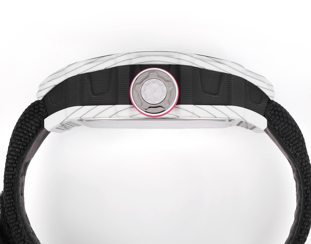 Richard Mille RM 38 02 Bubba Watson Tourbillon White Case Rubber & Fabric Strap