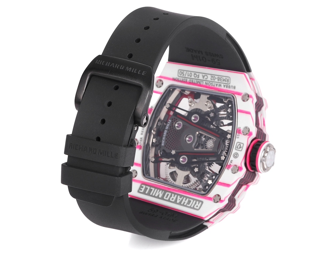 Richard Mille RM 38 02 Bubba Watson Tourbillon Rubber Strap & Fabric Strap
