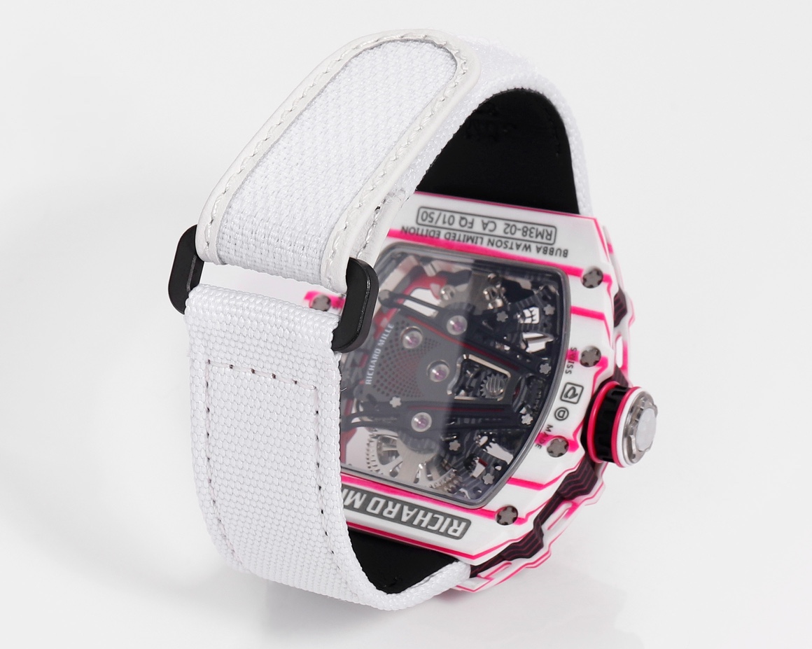 Richard Mille RM 38 02 Bubba Watson Tourbillon Rubber Strap & Fabric Strap