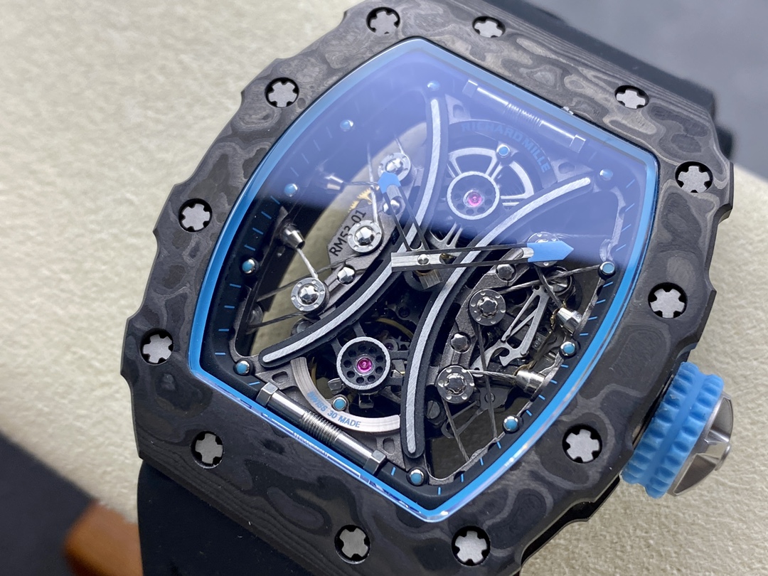 Richard Mille RM 53-01 Tourbillon Pablo Mac Donough Black Rubber Strap