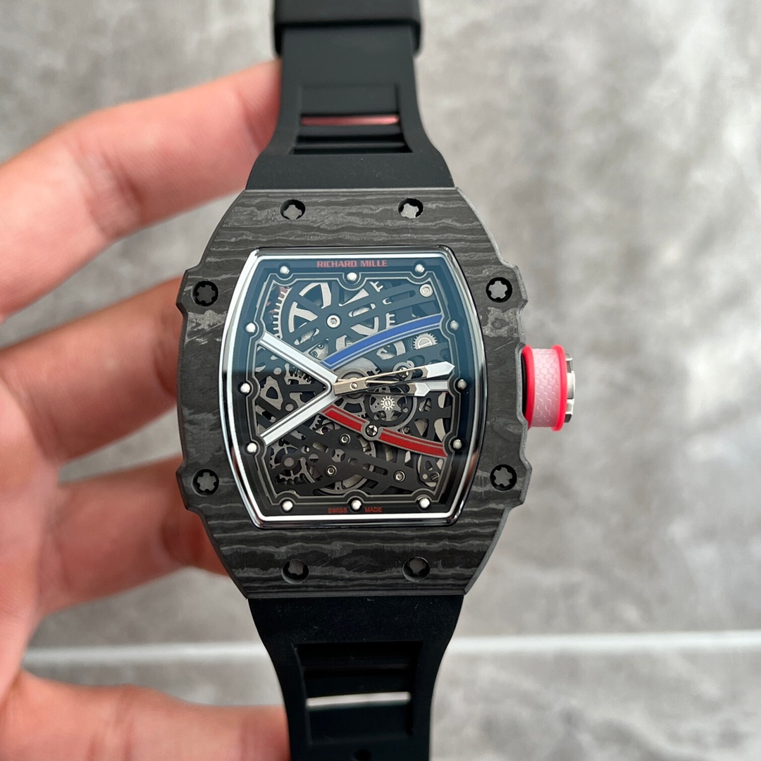 Richard Mille RM 67-02 Automatic Sebastian Ogier Black Rubber Strap