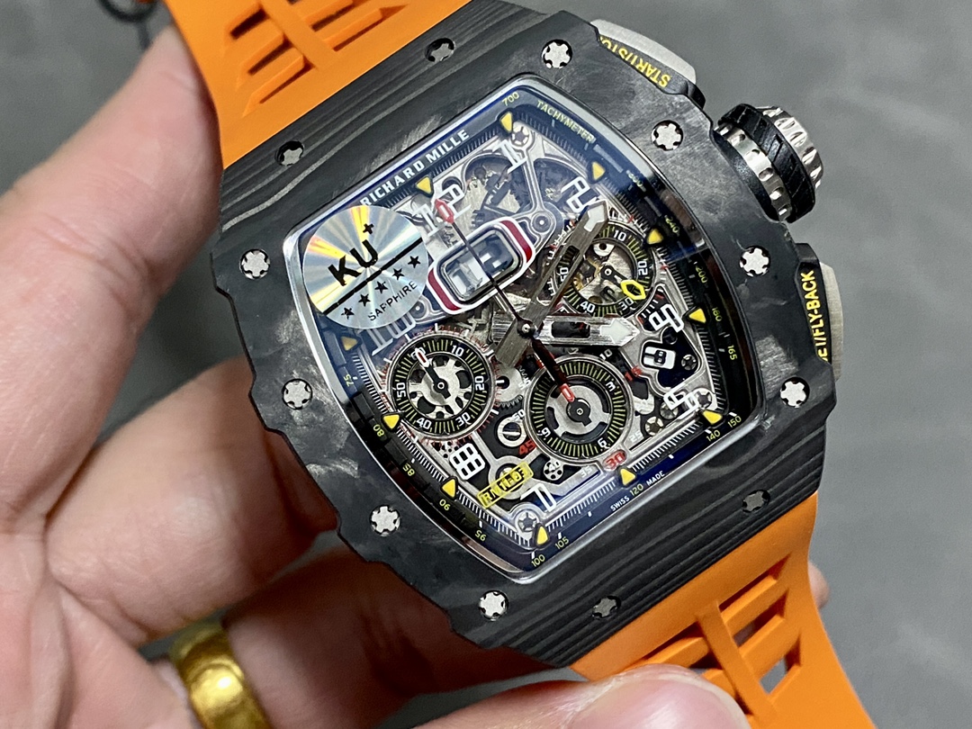 Richard Mille RM 11-03 Automatic Flyback Chronograph Orange Watch
