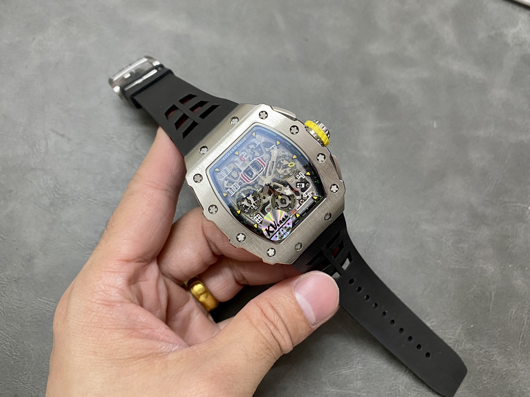Richard Mille RM 11-03 Automatic Flyback Chronograph Silver Watch