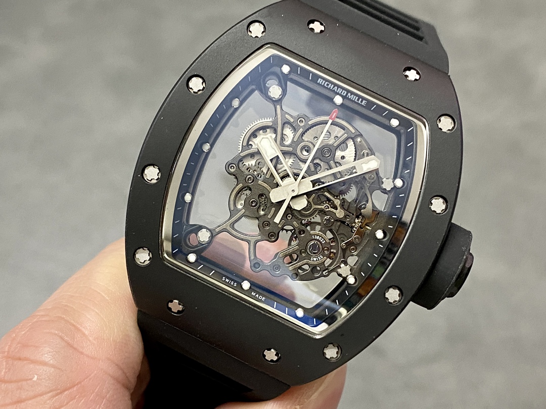 Richard Miller RM 055 RMUL2 NTPT Carbon Fiber White Mark