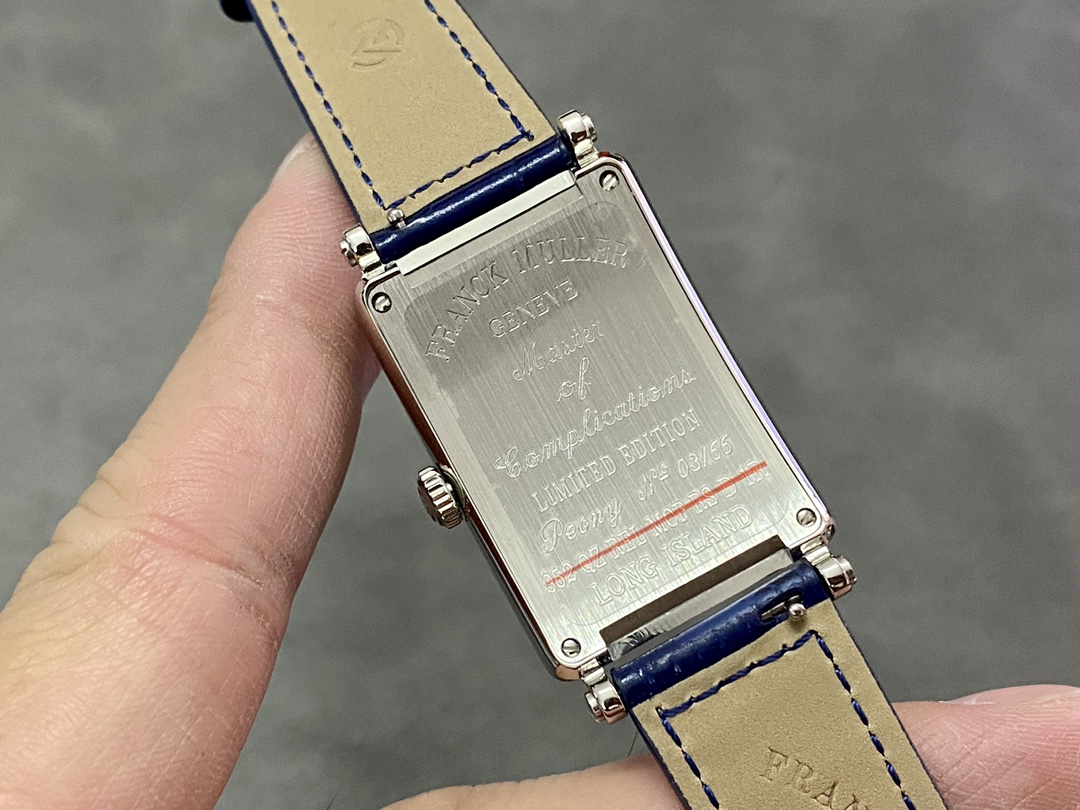 Franck Muller Long Island Quartz Diamond Blue Dial 952QZD1R(AC) - DB