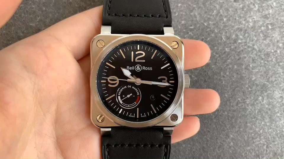 Bell & Ross INSTRUMENTS series BR0397-BL-SISCA2 Black