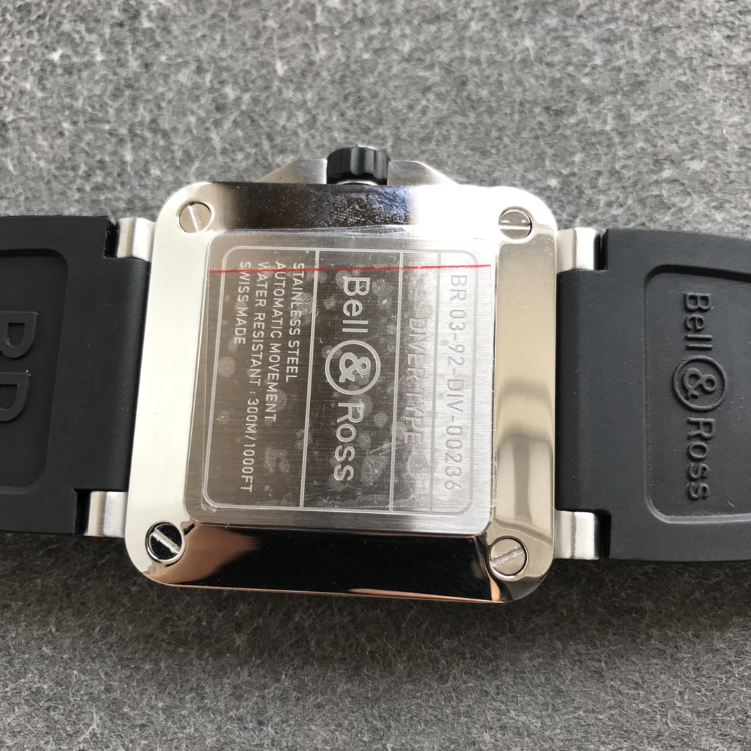 Bell Ross BR 03 92-D-BL-ST/SRB Black Dial