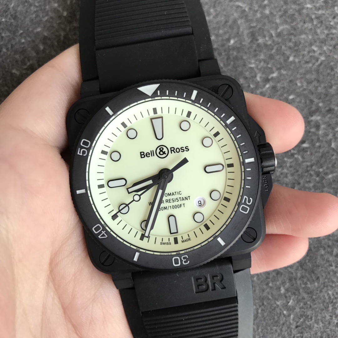 Bell & Ross Br 03 - 92 Diver Full Lum Watch