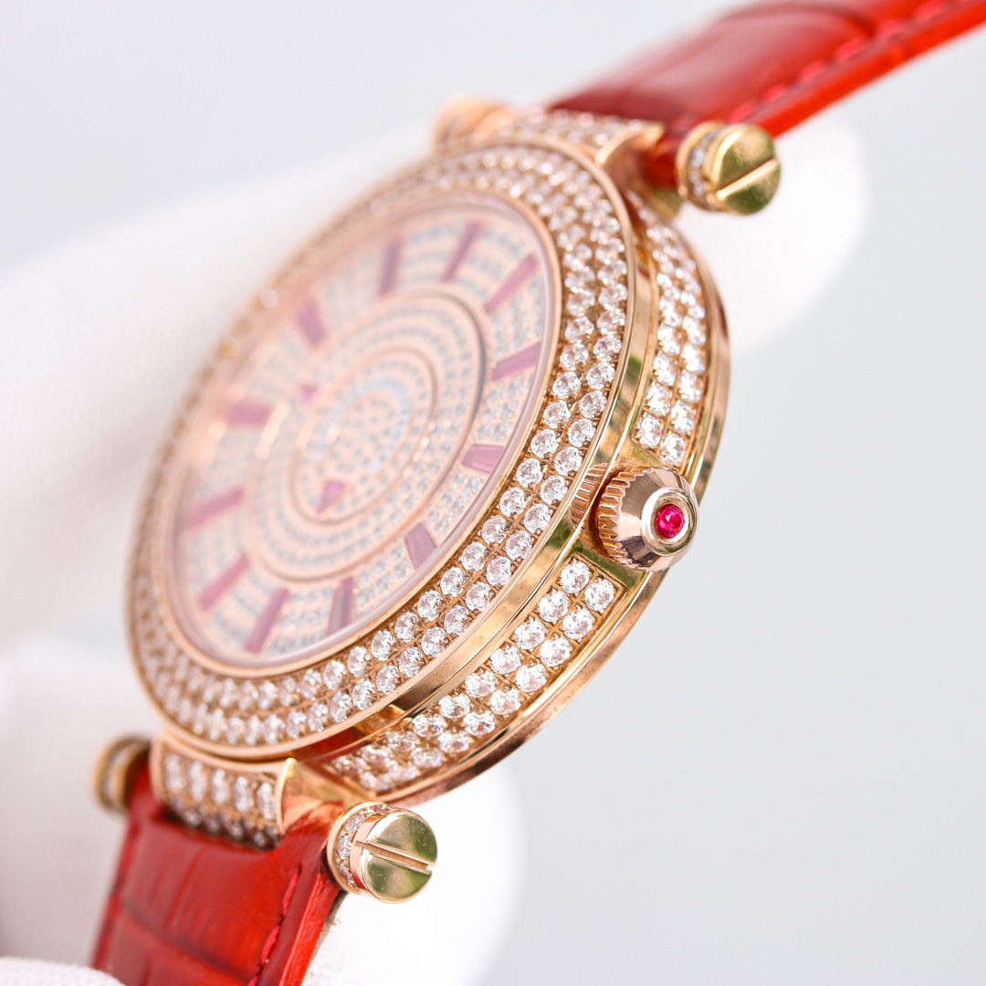 Franck Muller Double Mystery Ruby Diamond DM 42 D 2R CD Master of Complications Rose Gold