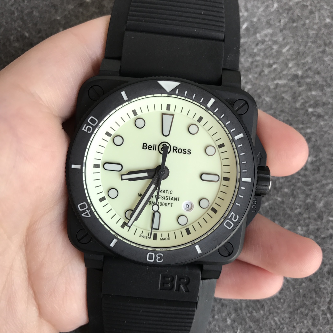 Bell & Ross Br 03 - 92 Diver Full Lum Watch