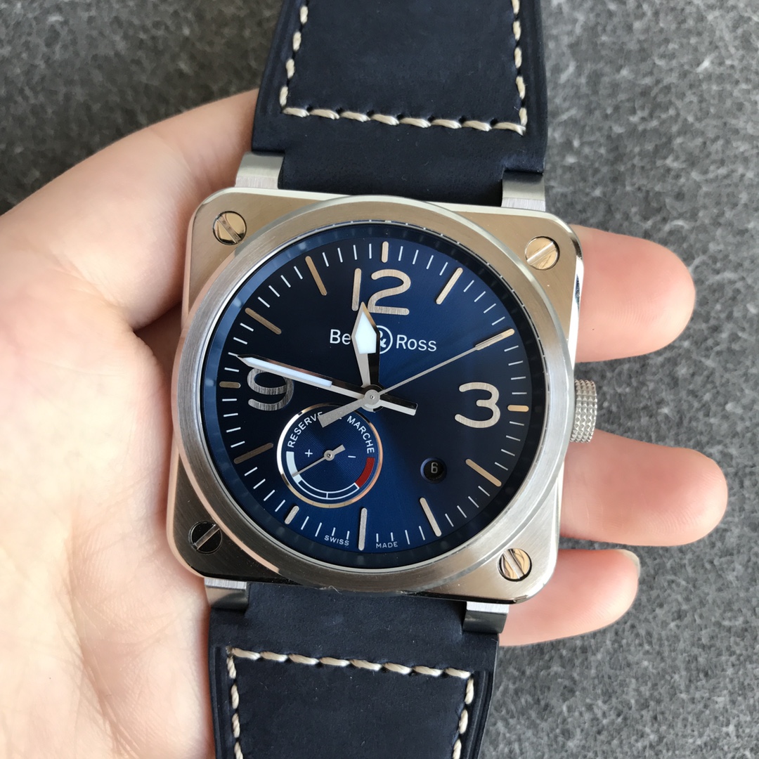 Bell & Ross INSTRUMENTS series BR0397-BL-SISCA2 Blue