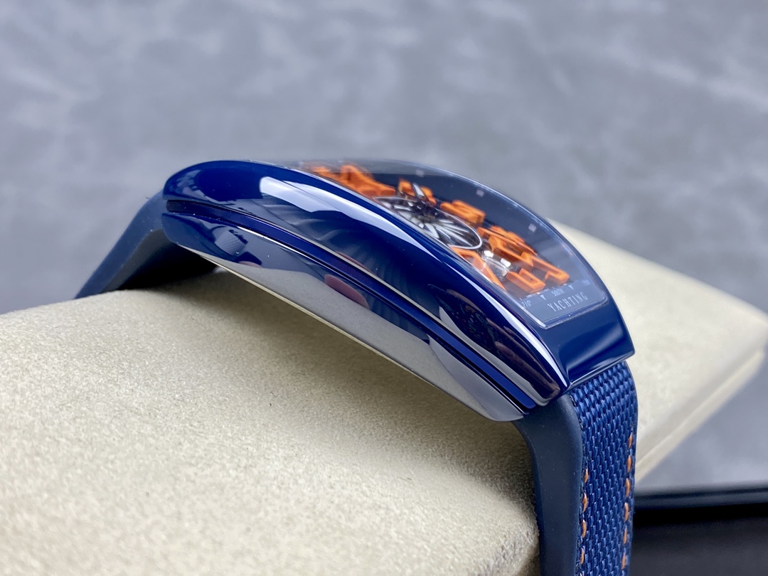 Franck Muller Framulan V45 Ceramic Yacht Model Orange 45mm