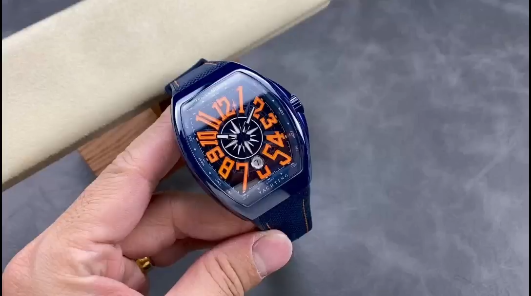 Franck Muller Framulan V45 Ceramic Yacht Model Orange 45mm
