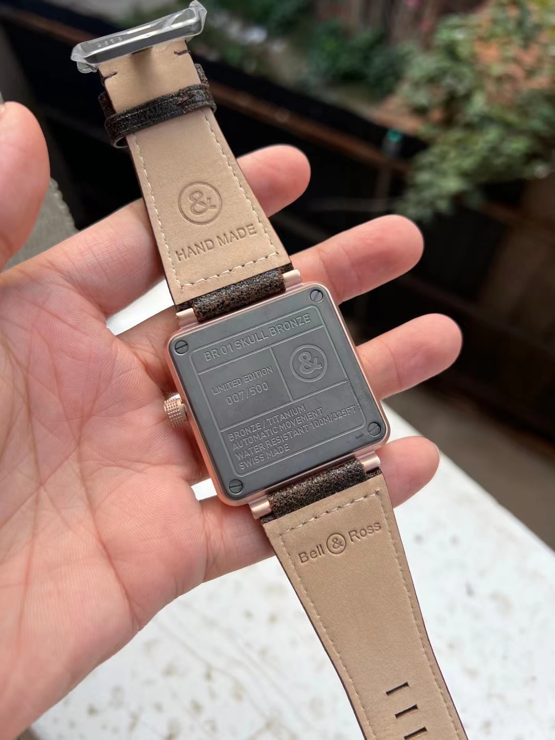 Bell & Ross BR0192-SKULL-BR BR 01 Skull Bronze 46 mm Watch