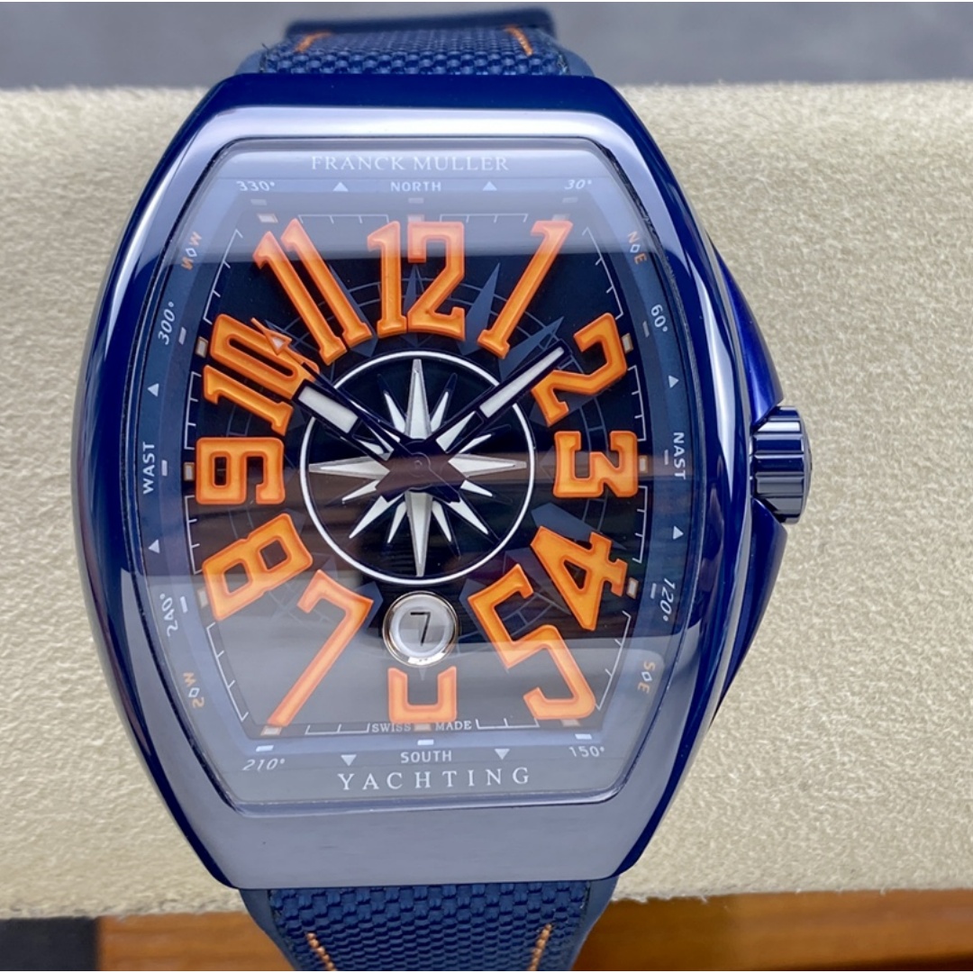Franck Muller Framulan V45 Ceramic Yacht Model Orange 45mm