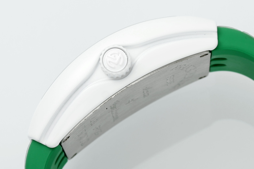 Franck Muller Women's Yacht Green Dial Leather Strap