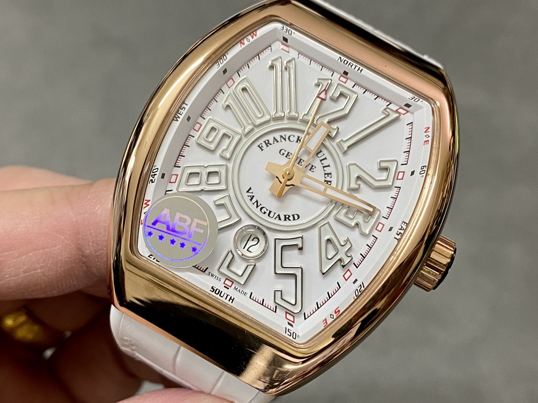 Franck Muller Vanguard Date Rose Gold V 45 SC DT 5N BC