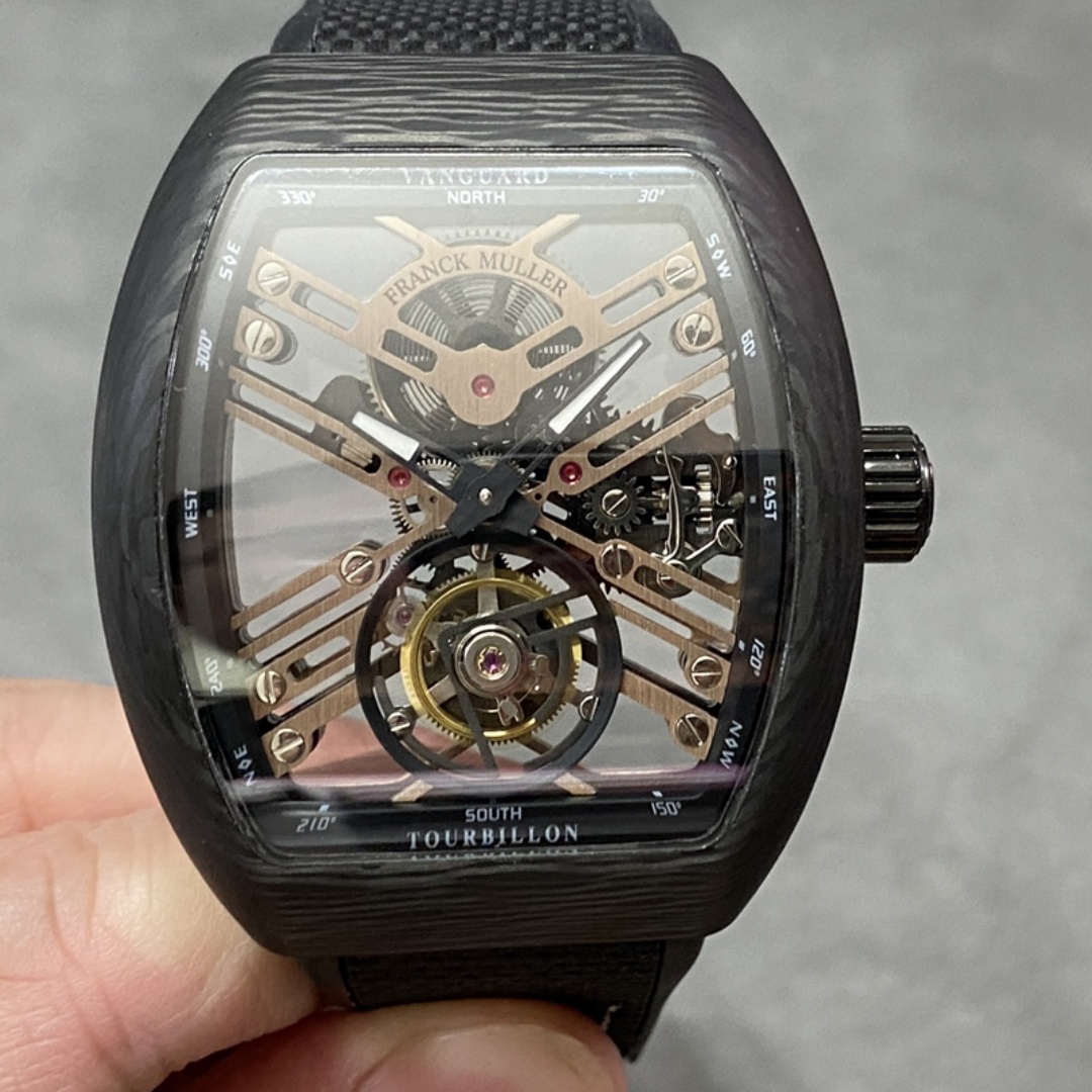 Franck Muller Vanguard Seven Days V 45 S6 SQT NR BR (5N) TT SK BLK