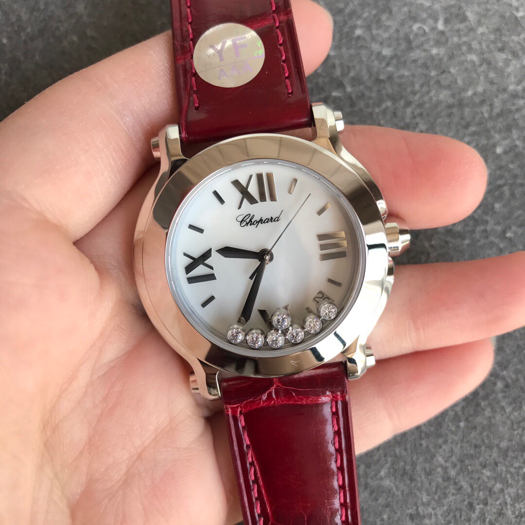 Chopard Happy Sport White Diamond Dial 278475-3001