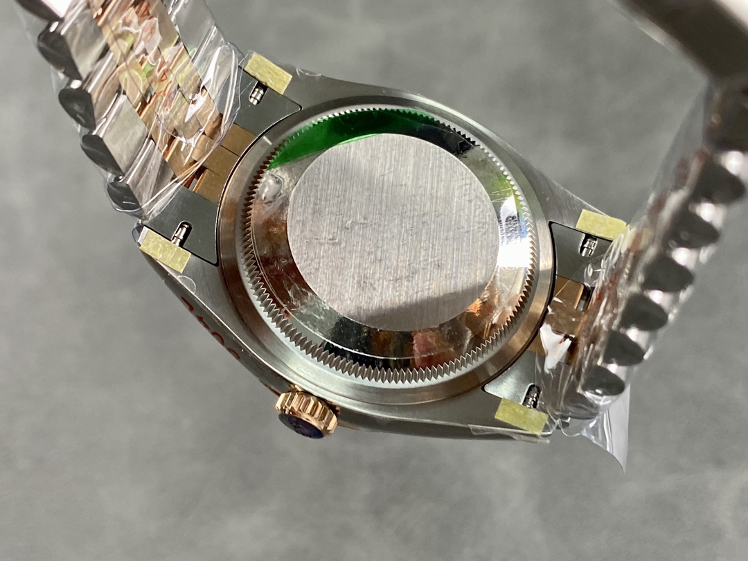 Rolex DateJust 126231 Two-Tone SS Rose Gold Grey Rhodium Dial