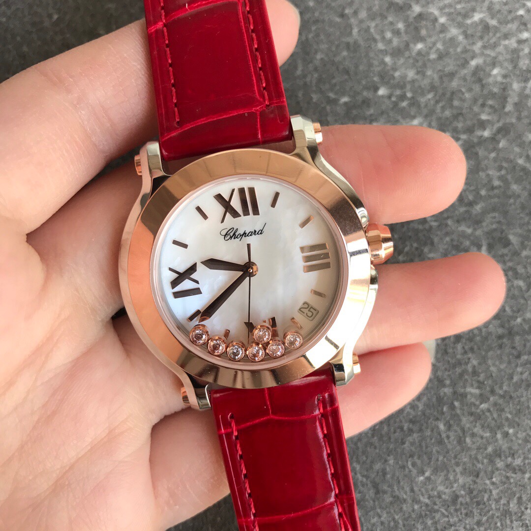 Chopard Happy Sport White Diamond Dial 278475-3001