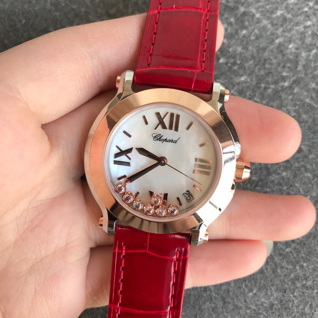 Chopard Happy Sport White Diamond Dial 278475-3001