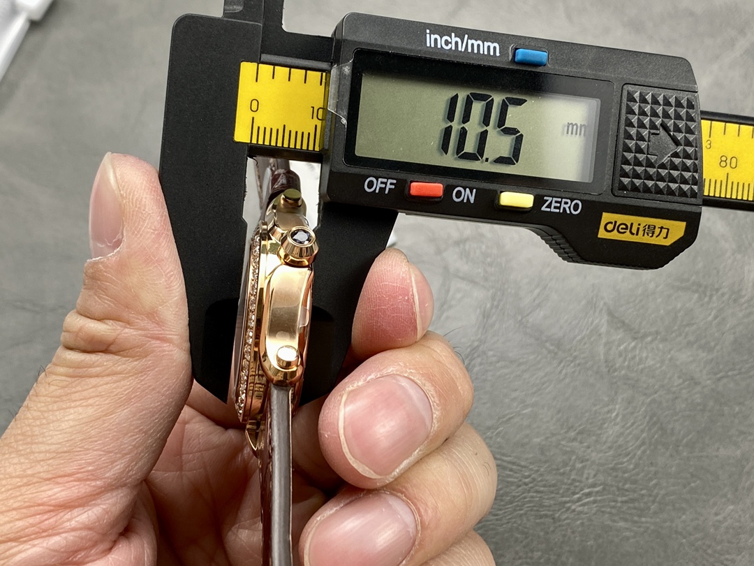 Chopard Happy Sport Diamond Bezel Brown Quartz 278475-3037